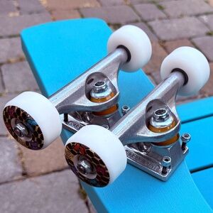 Independent 139 Skateboard Trucks-DGK “Butterfly” Wheels-DGK Benjamins Bearings